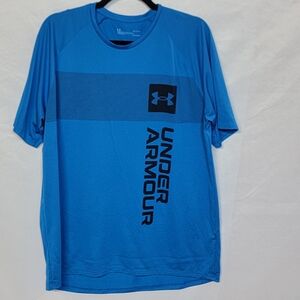 Under Armour Men's Blue T-Shirt Size Large